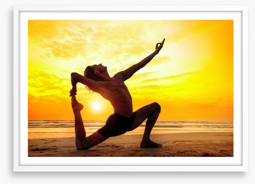 Sunset yoga