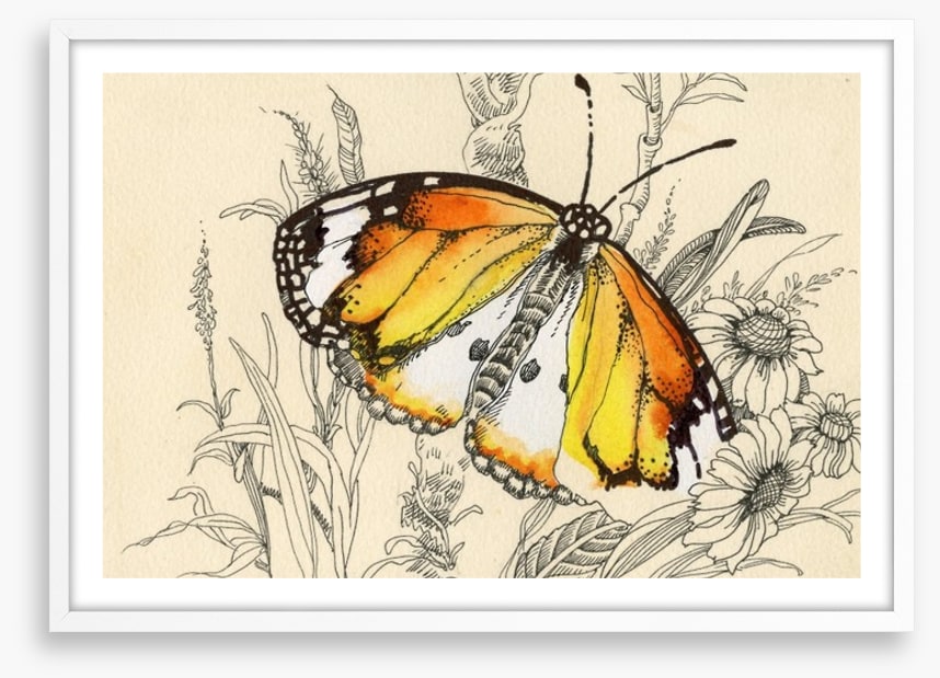 Vintage butterfly