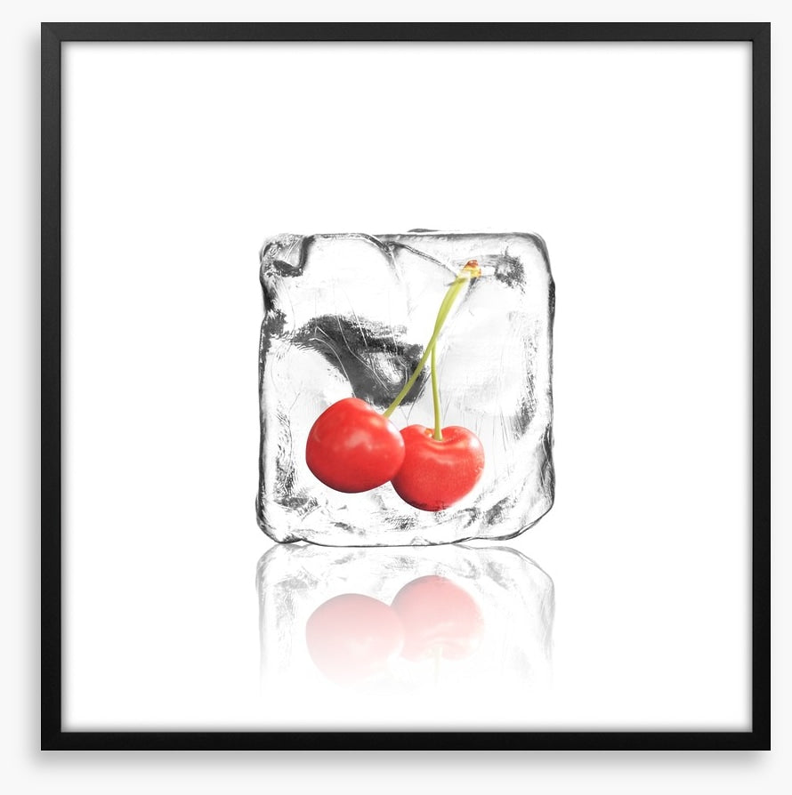 Cherry in ice