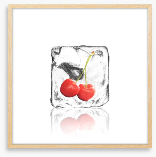 Cherry in ice