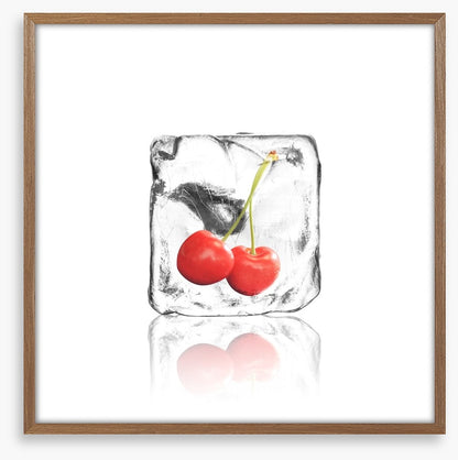 Cherry in ice