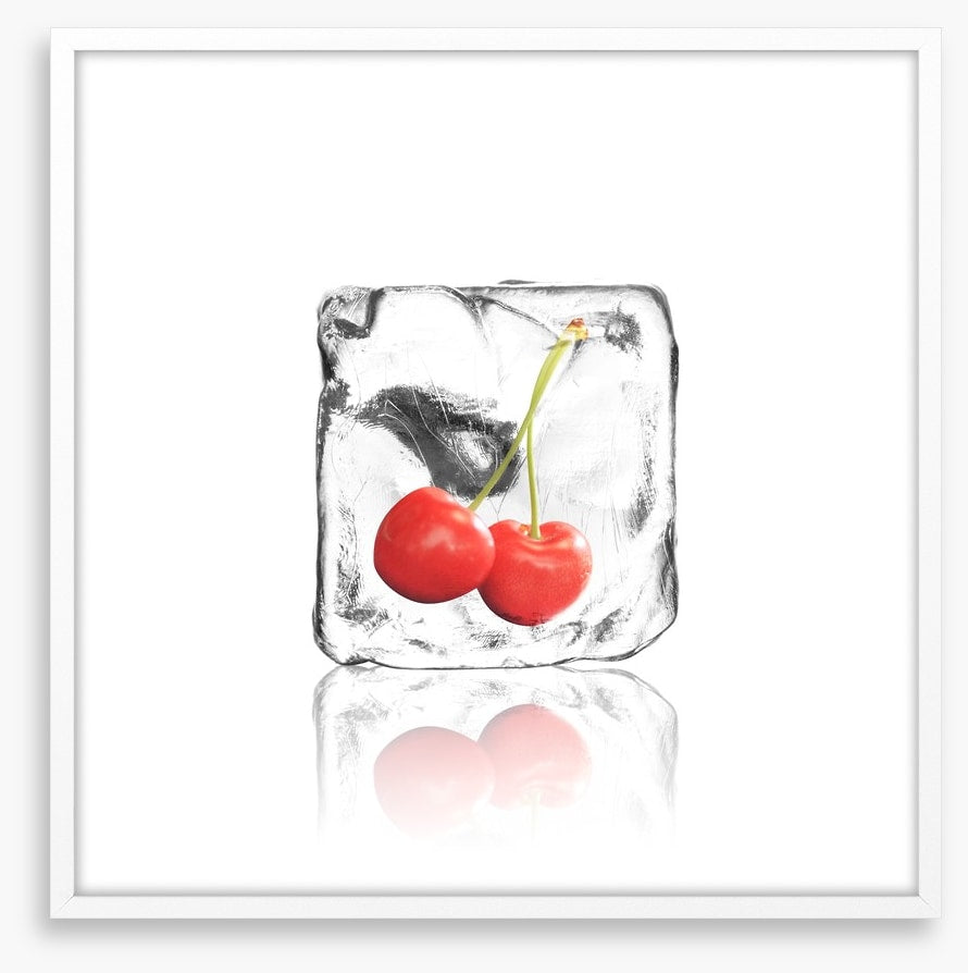 Cherry in ice