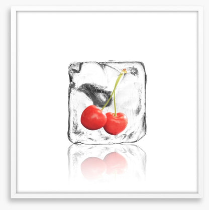 Cherry in ice