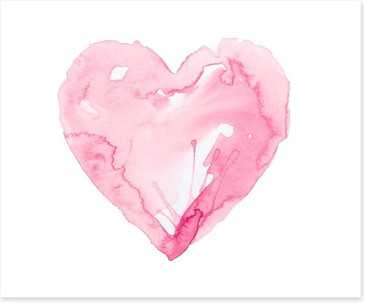Watercolour heart