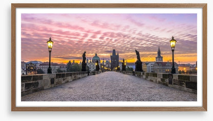 Charles Bridge sunrise