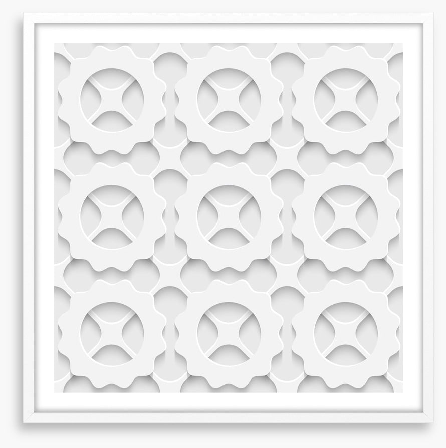 White on White