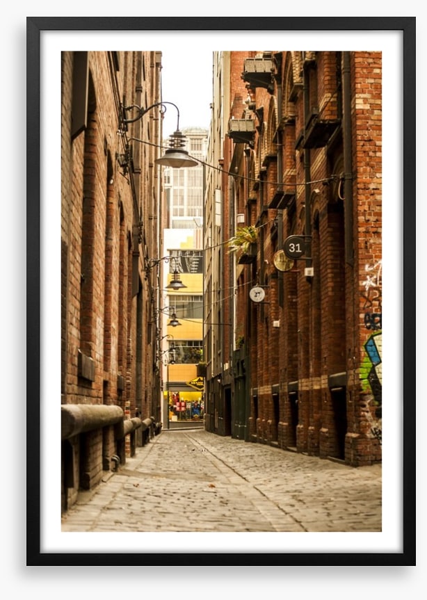 Cobbled lanes of Melbourne