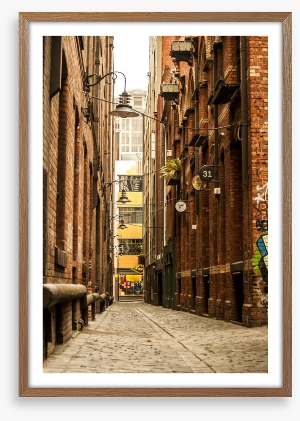 Cobbled lanes of Melbourne