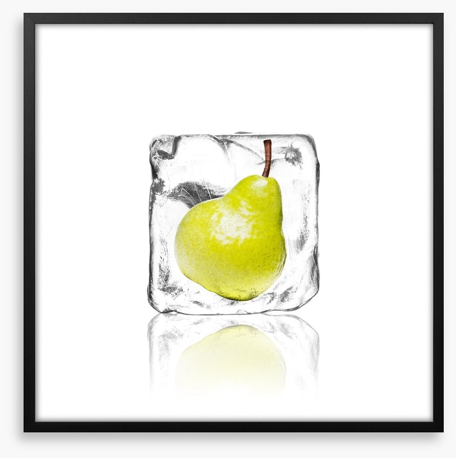Pear in ice
