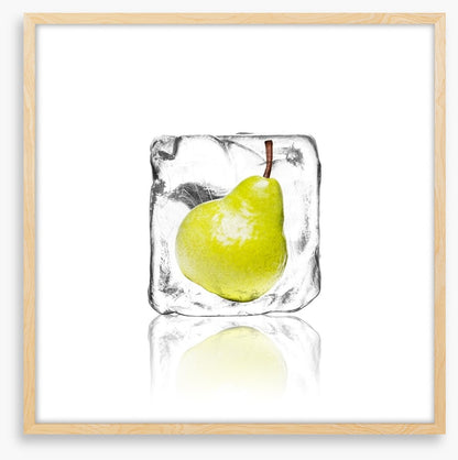 Pear in ice