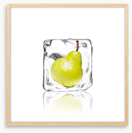 Pear in ice