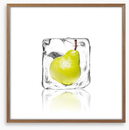 Pear in ice
