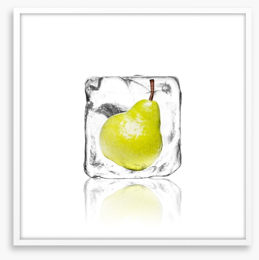 Pear in ice