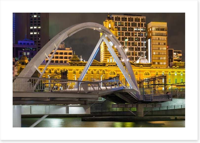 Across Evan Walker bridge