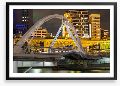 Across Evan Walker bridge