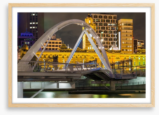 Across Evan Walker bridge