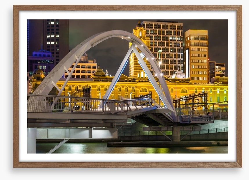 Across Evan Walker bridge