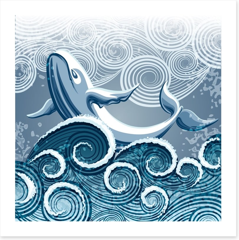 Dancing whale