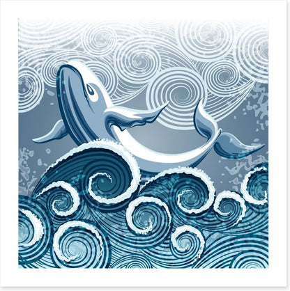 Dancing whale