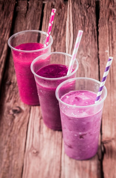 Pink berry smoothie