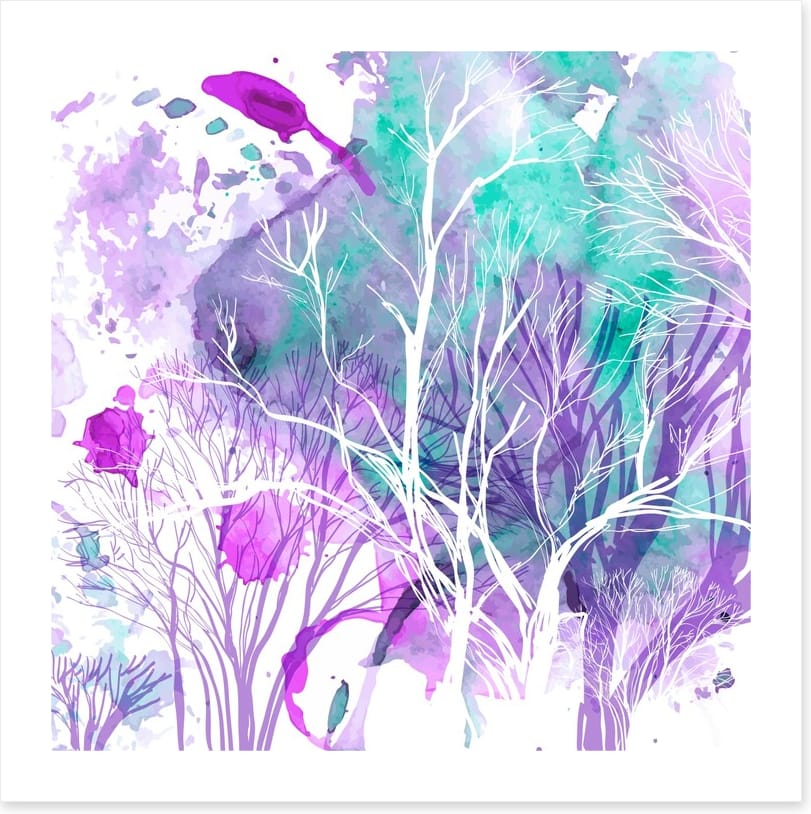 Silhouette of trees
