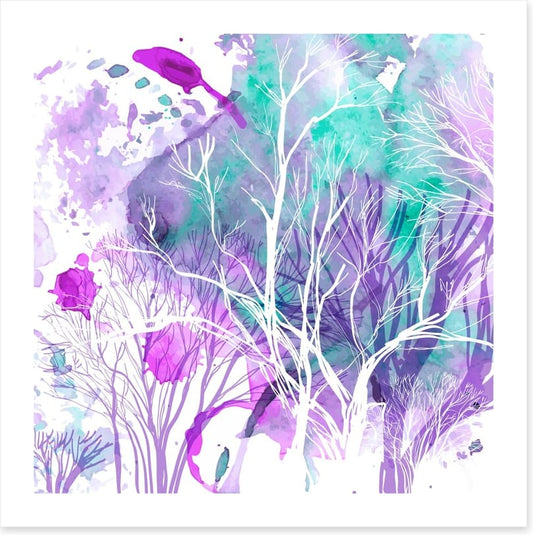 Silhouette of trees