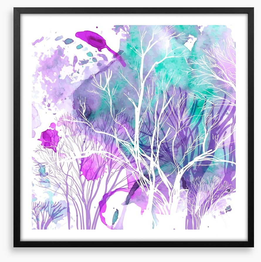 Silhouette of trees