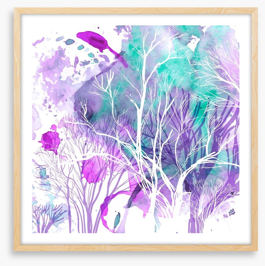 Silhouette of trees