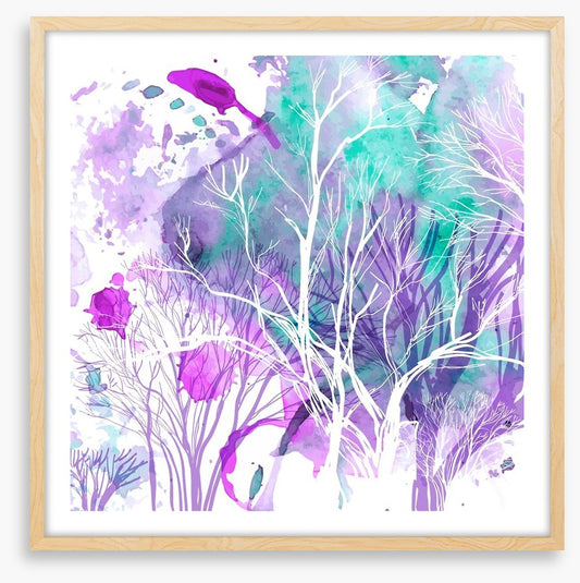 Silhouette of trees