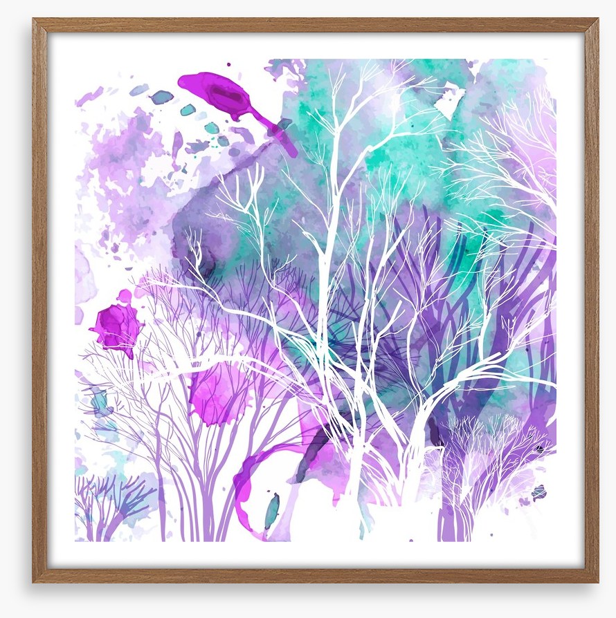 Silhouette of trees