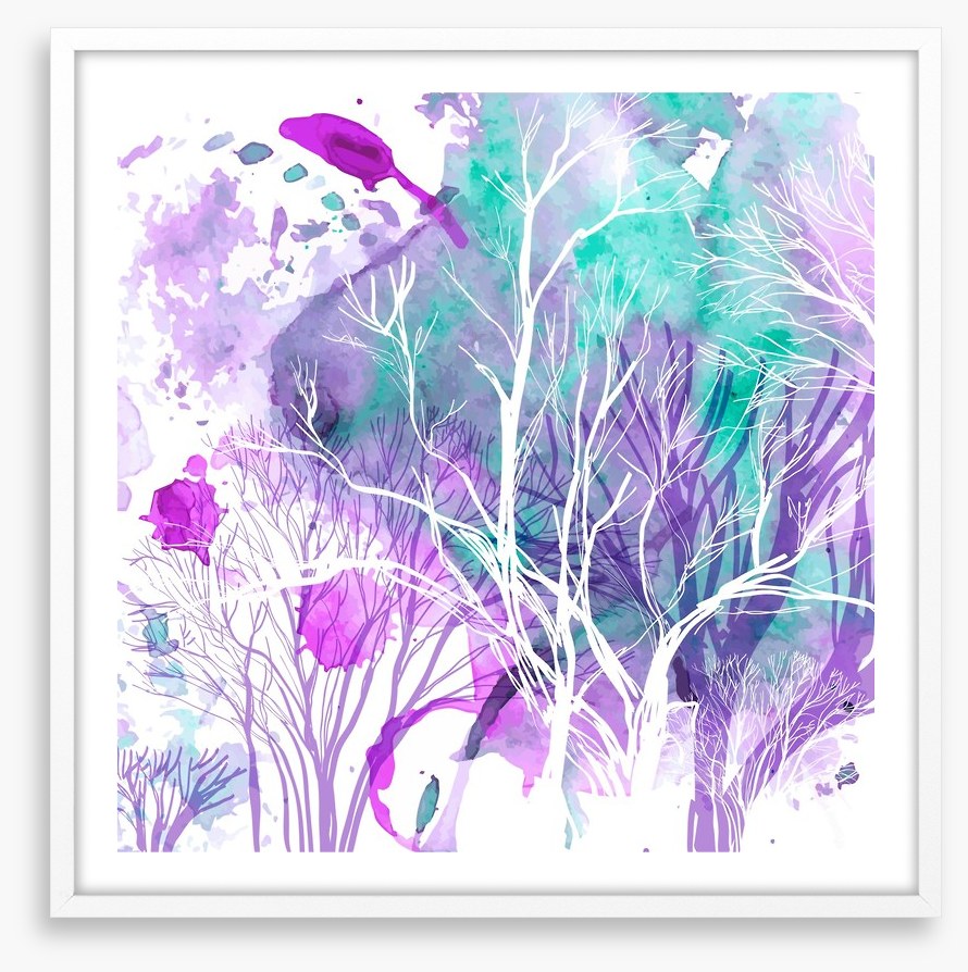 Silhouette of trees