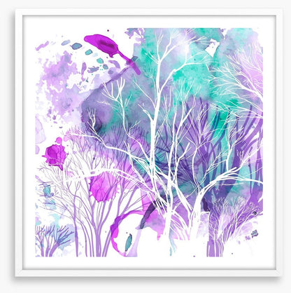 Silhouette of trees