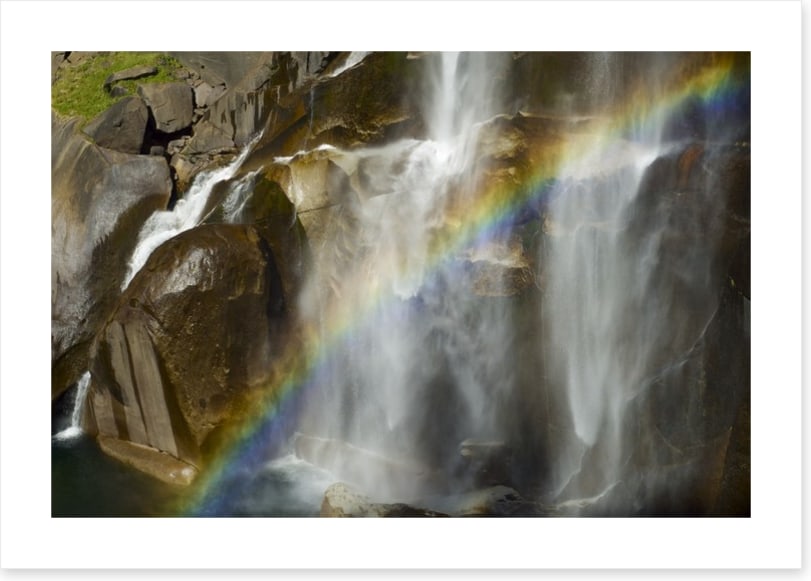 Rainbow on the rocks