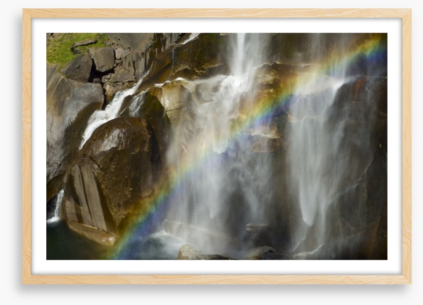 Rainbow on the rocks