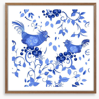 Blue bird berries