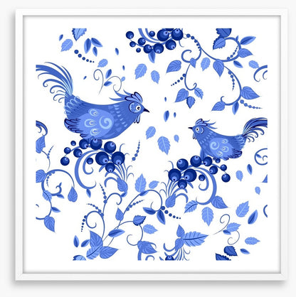Blue bird berries