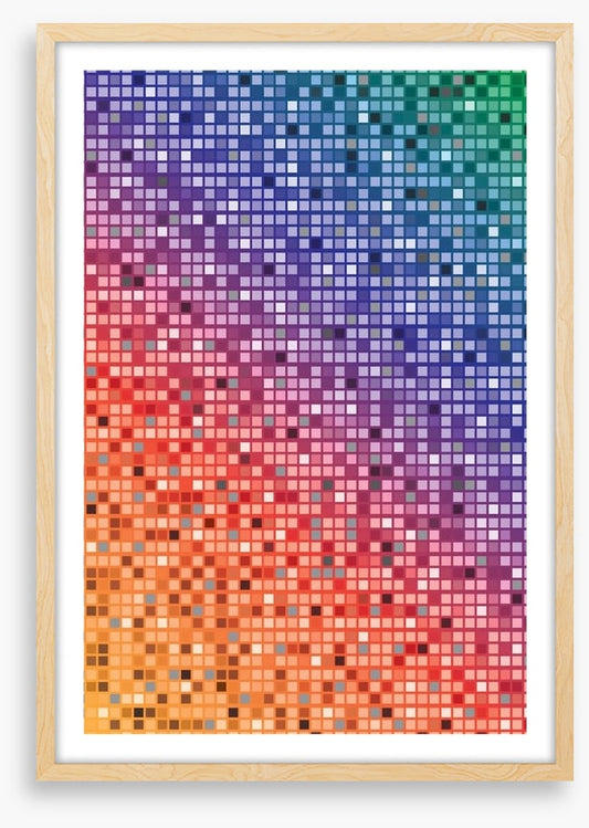 Rainbow mosaic