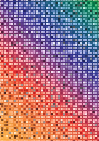 Rainbow mosaic