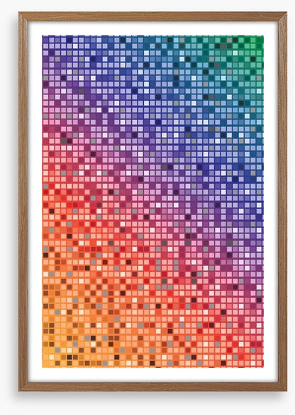 Rainbow mosaic
