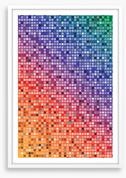 Rainbow mosaic