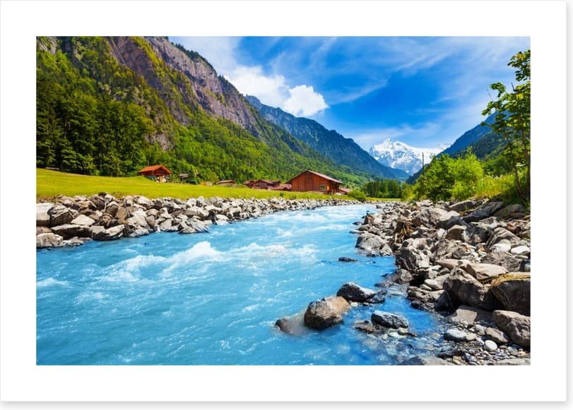 Swiss mountain stream