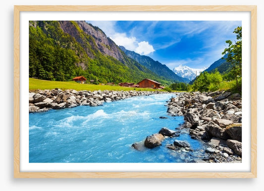 Swiss mountain stream