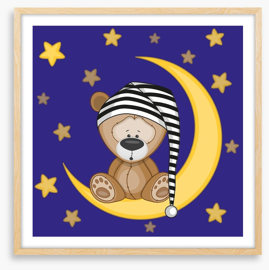 Bear on the moon