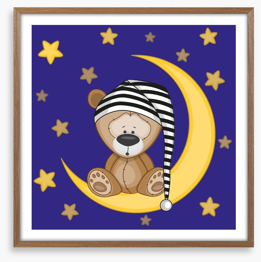 Bear on the moon