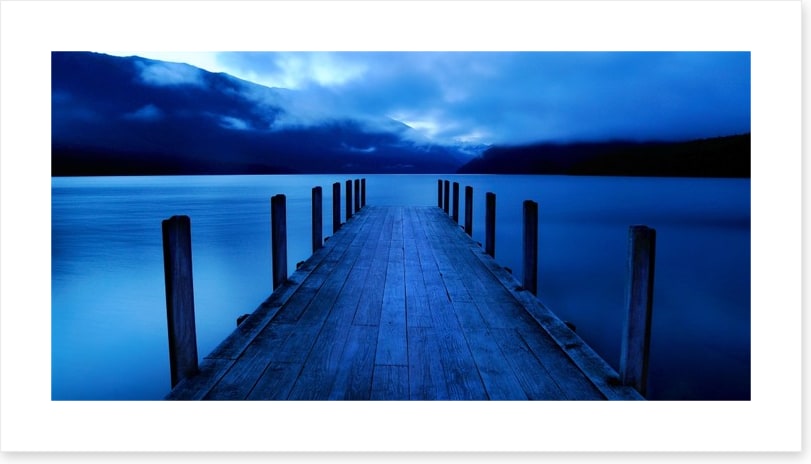 Midnight at the jetty of dreams