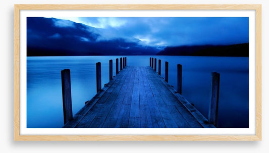 Midnight at the jetty of dreams