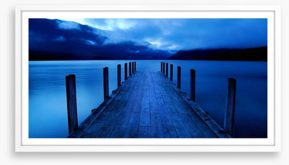 Midnight at the jetty of dreams