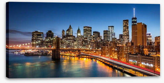 Financial District dusk