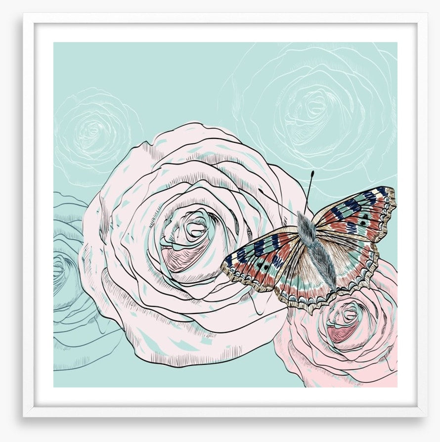 The butterfly and the rose