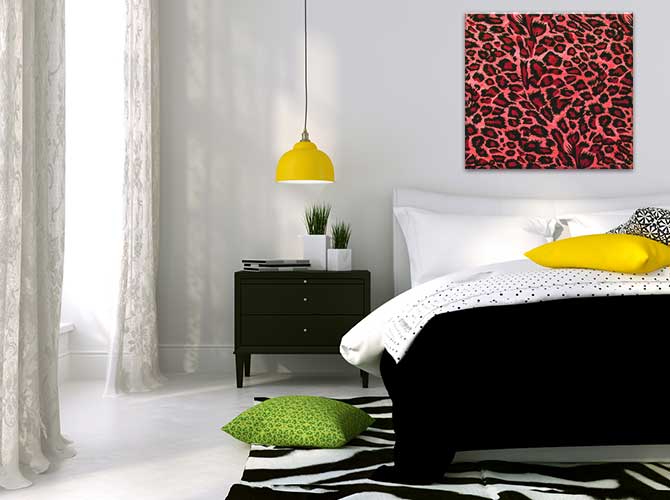 Hot pink leopard